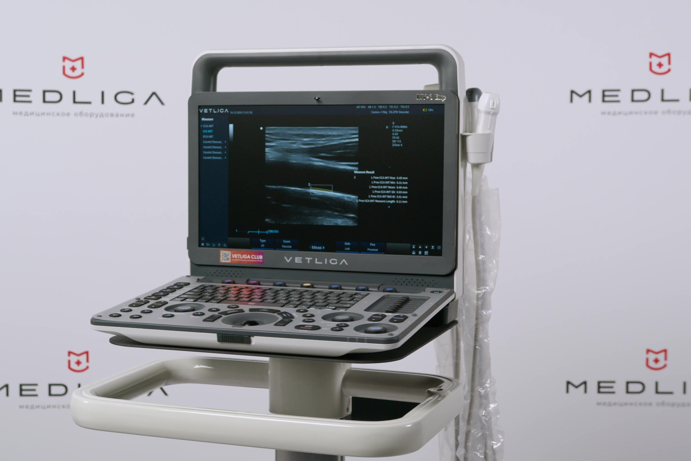 Видеообзор ветеринарного УЗИ аппарата VETLIGA MV-3 / MV-3 Exp