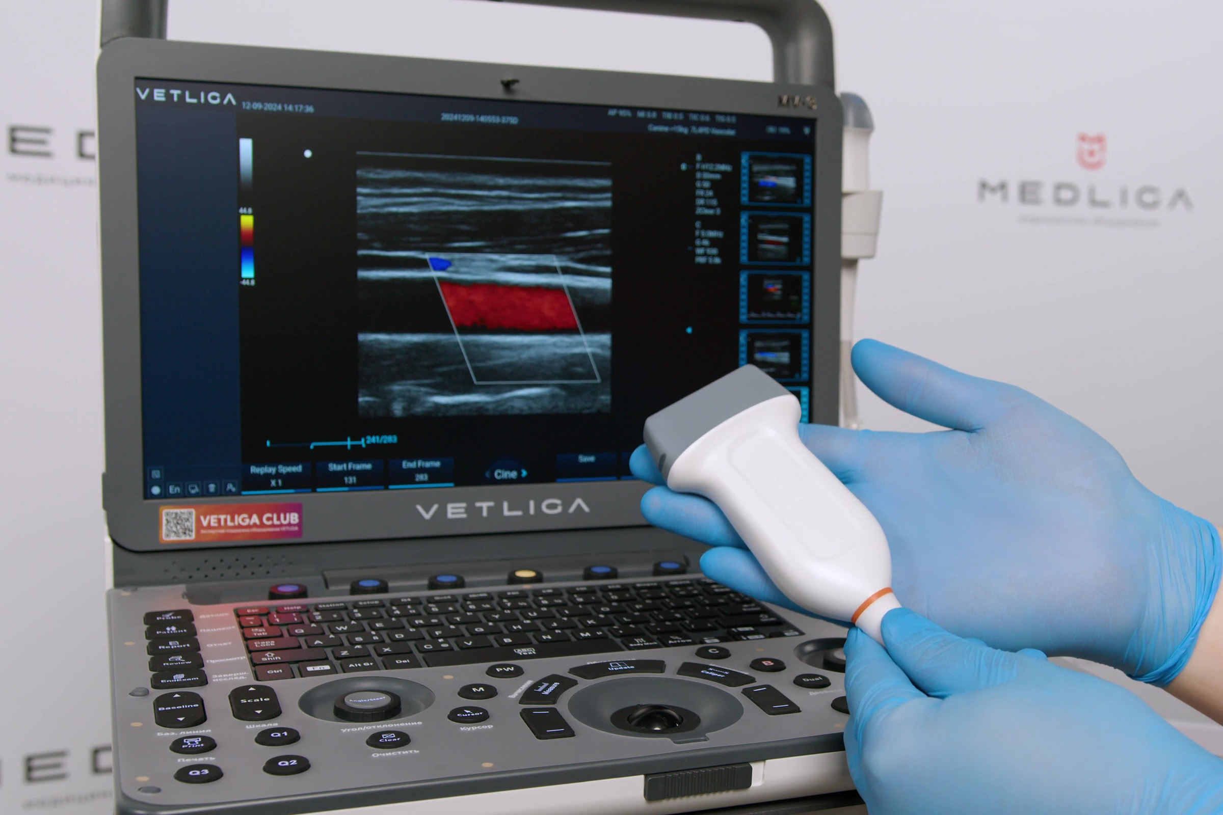 Технологии ветеринарного УЗИ аппарата VETLIGA MV-3
