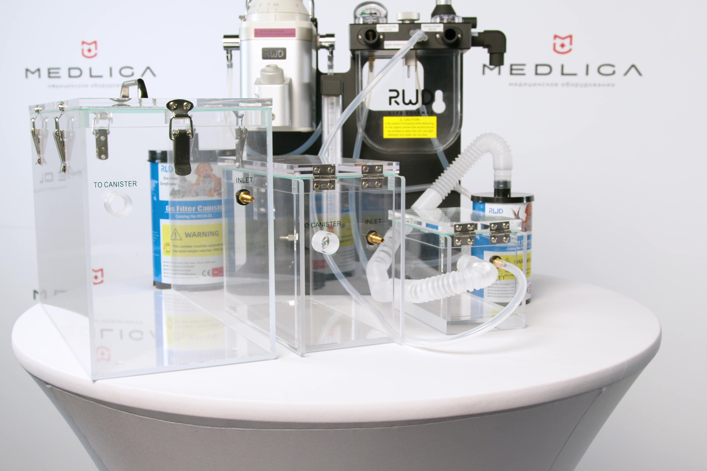 Индукционные камеры для анестезии животных