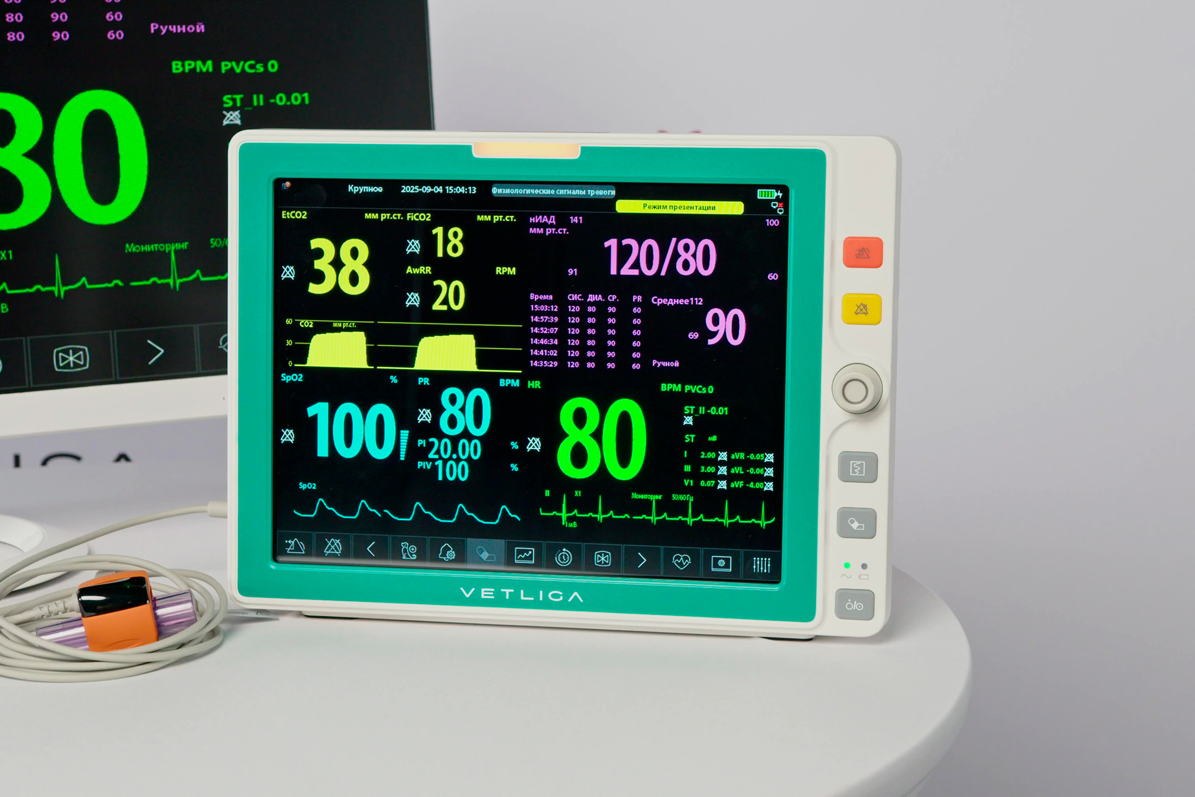 Видеообзор ветеринарного монитора пациента VETLIGA L12M