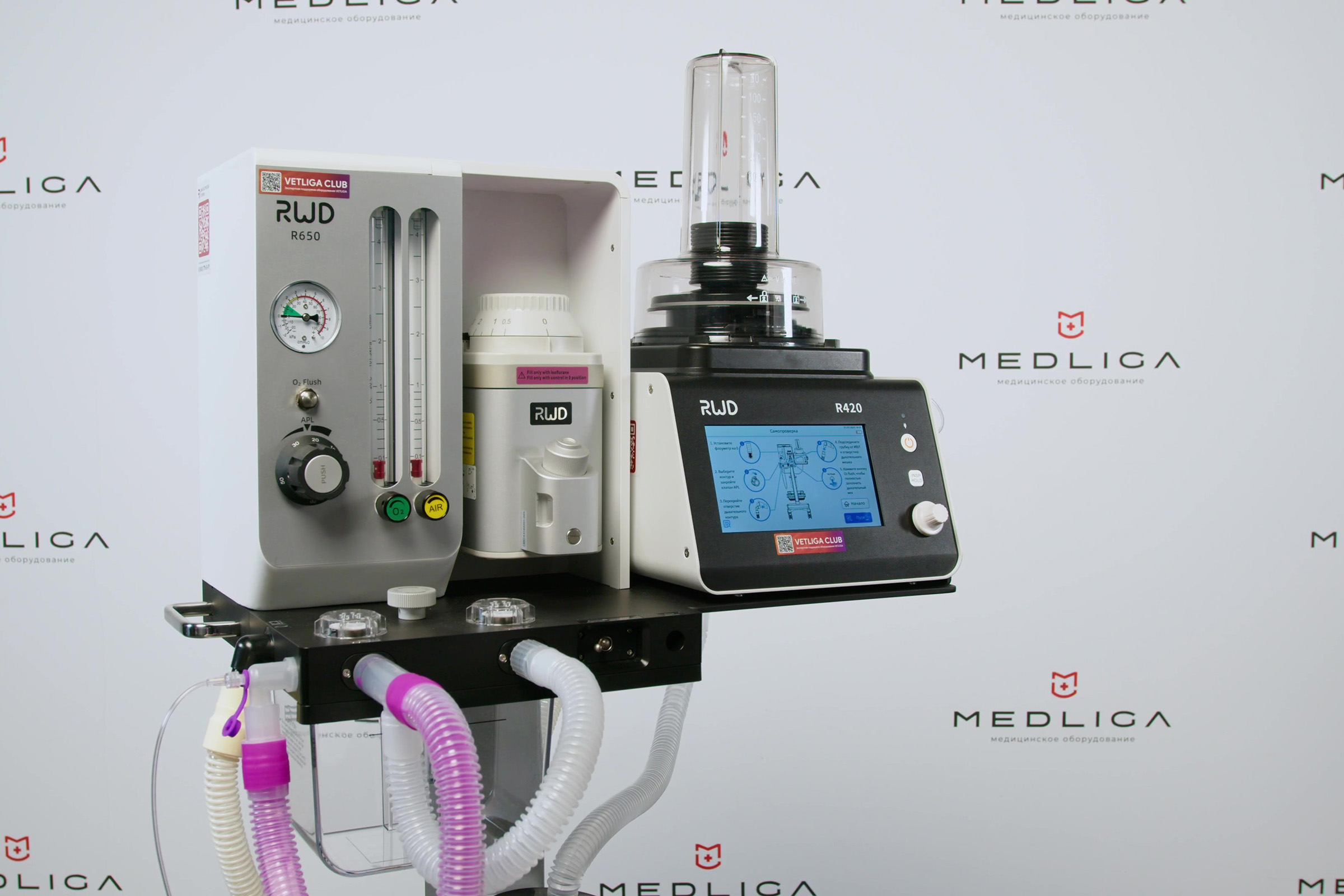 Видеообзор наркозного аппарата RWD R650/R650Plus с ИВЛ RWD R420