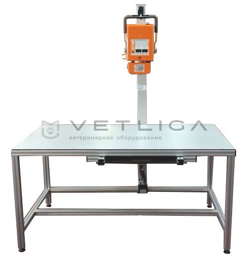 Стол рентгенопрозрачный премиум (со встроенной стойкой)