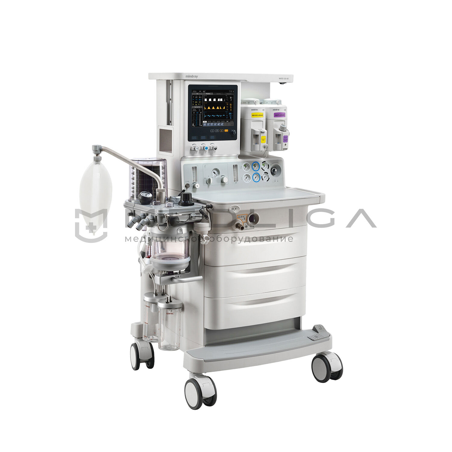 Mindray WATO EX-65 PRO Vet наркозно-дыхательный аппарат для ветеринарии
