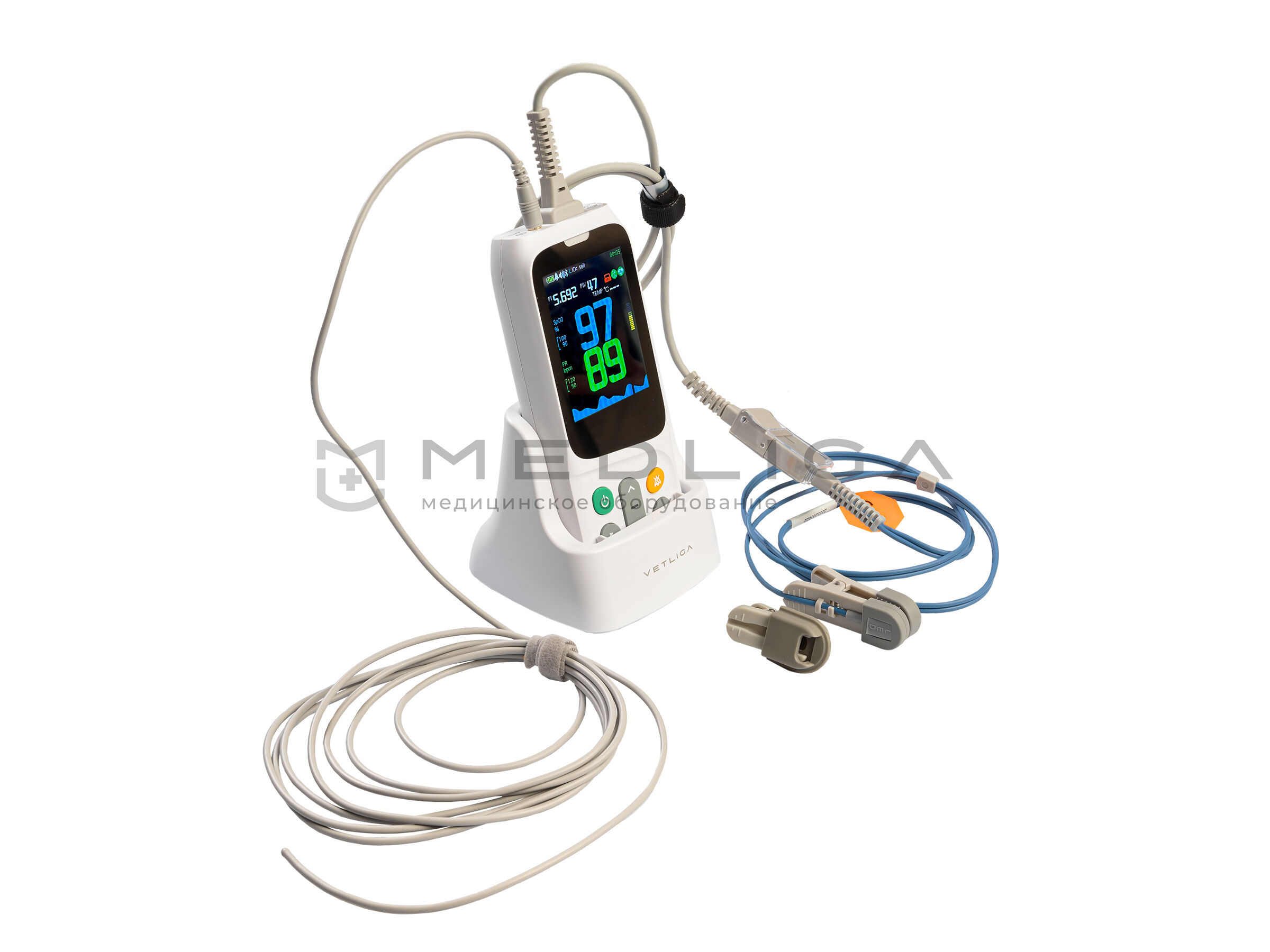 Ветеринарный монитор пациента VETLIGA VM-20C