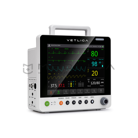VETLIGA M12, Капнография (СO2): Боковой или основной поток, 2, VETLIGA VETLIGA M12, Капнография (СO2): Боковой или основной поток, 2